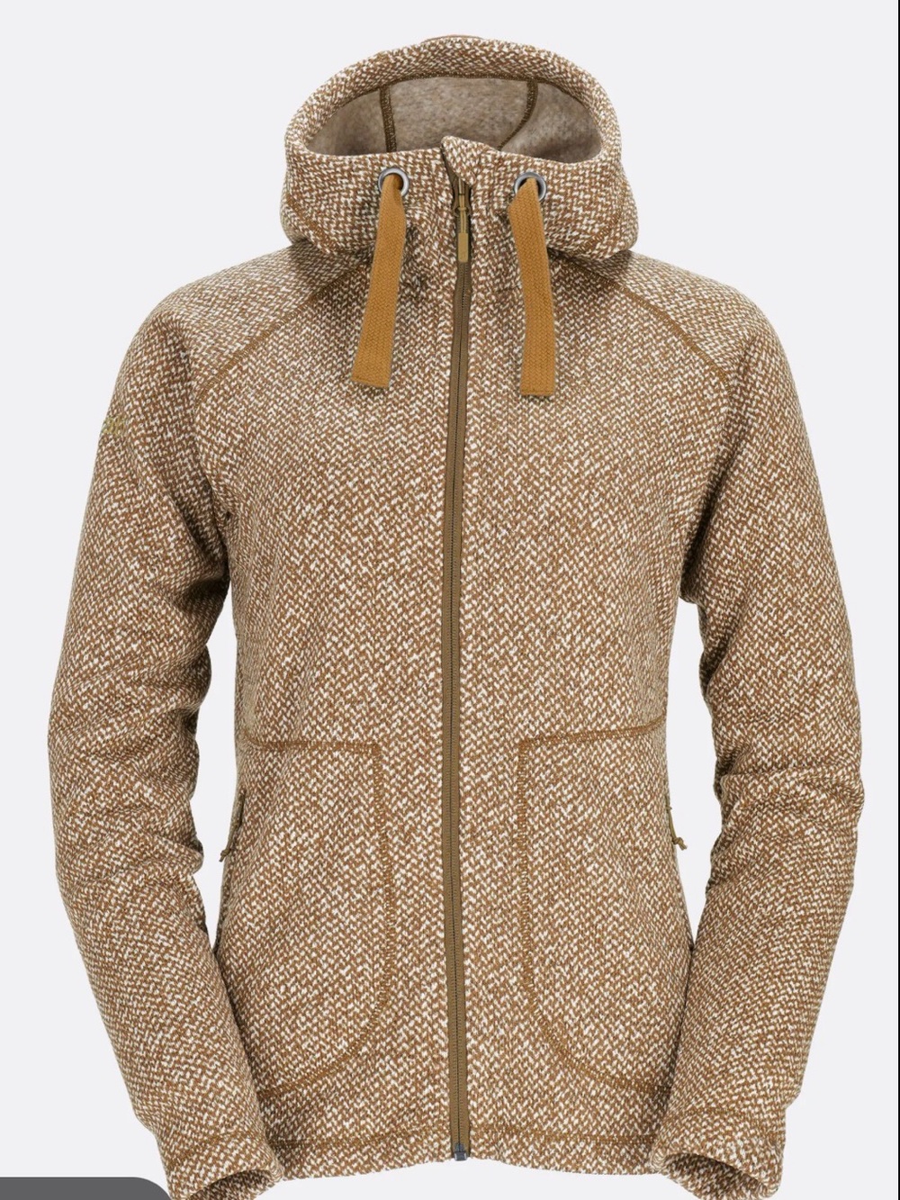 Rab Amy Hoody Women’s Medium Tan Hooded Zip Jacket